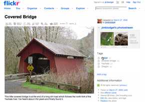 Flickr Photo Page